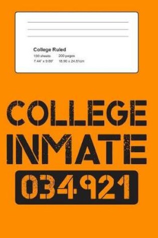 Cover of College Inmate