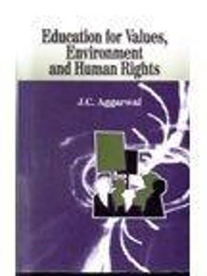 Book cover for Education for Vaules, Environment and Human Rights