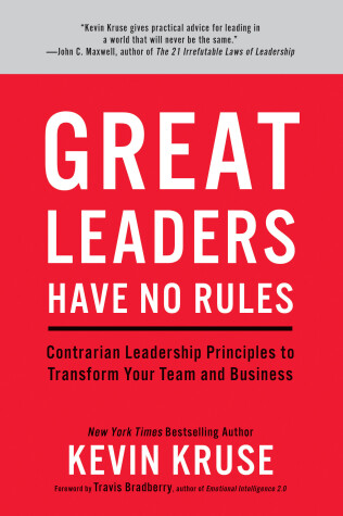 Book cover for Great Leaders Have No Rules