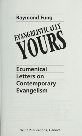 Book cover for Evangelistically Yours