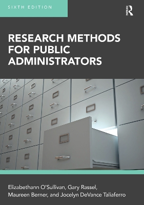 Book cover for Research Methods for Public Administrators