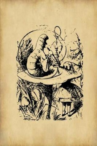Cover of Alice in Wonderland Journal - Alice and the Caterpillar