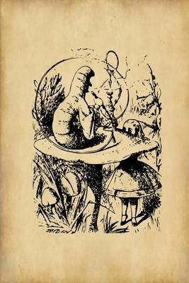 Cover of Alice in Wonderland Journal - Alice and the Caterpillar