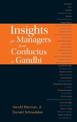 Book cover for Insights For Managers From Confucius To Gandhi