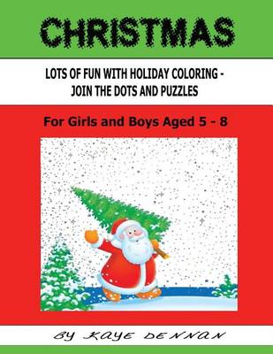 Book cover for Christmas Lots of Fun with Holiday Coloring Pictures