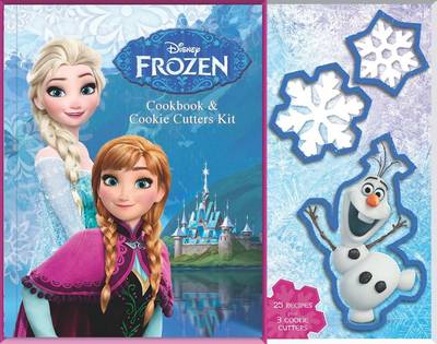 Book cover for Frozen Cookbook & Cookie Cutters Kit