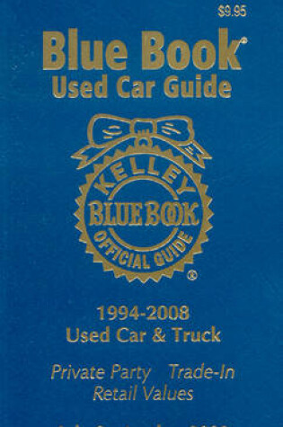 Cover of Kelley Blue Book Used Car Guide, July-September 2009