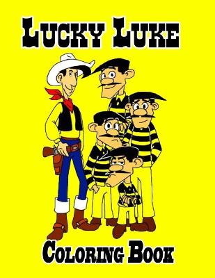 Book cover for Lucky Luke Coloring Book