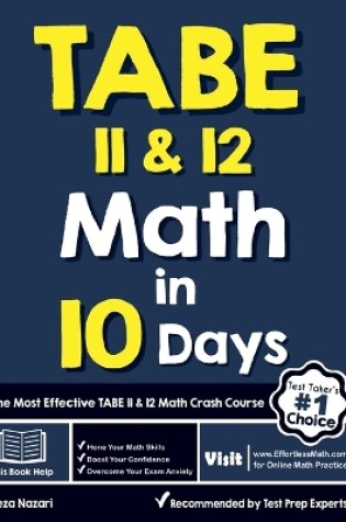 Cover of TABE 11 & 12 Math in 10 Days