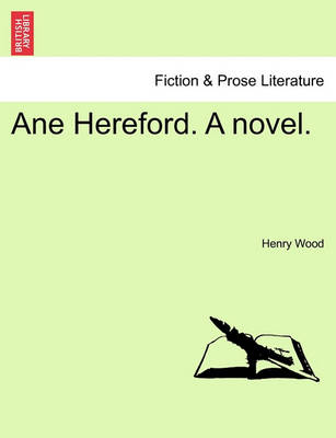Book cover for Ane Hereford. a Novel.