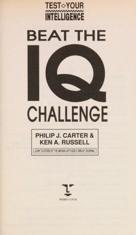 Book cover for Beat the IQ Challenge