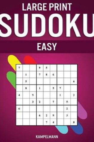 Cover of Large Print Sudoku Easy