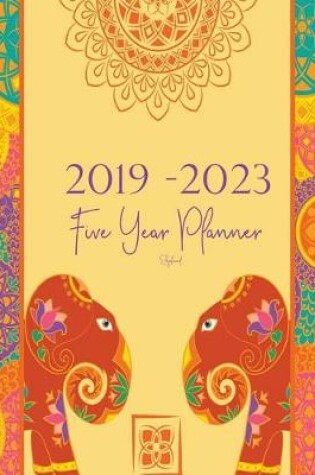 Cover of 2019-2023 Five Year Planner- Elephant