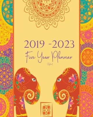 Book cover for 2019-2023 Five Year Planner- Elephant