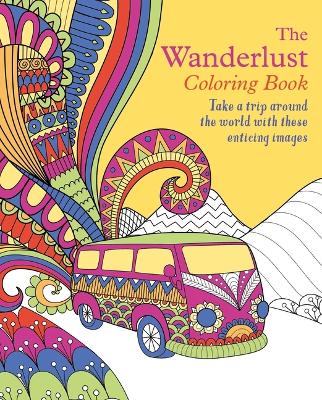 Book cover for The Wanderlust Coloring Book