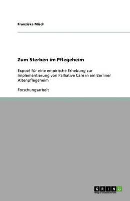 Book cover for Zum Sterben im Pflegeheim