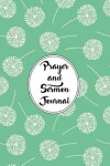 Book cover for Prayer and Sermon Journal Notebook Dandelions Pattern 7