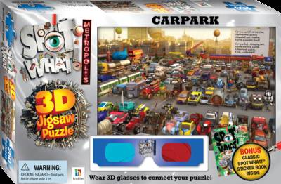 Cover of Spot What! Metropolis 3D Jigsaw Carpark