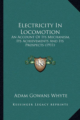 Book cover for Electricity in Locomotion Electricity in Locomotion