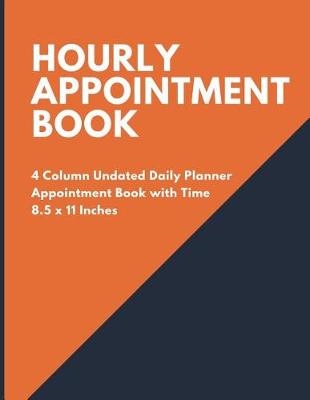 Book cover for Hourly Appointment Book