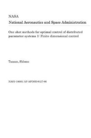 Cover of One Shot Methods for Optimal Control of Distributed Parameter Systems 1