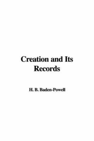 Cover of Creation and Its Records