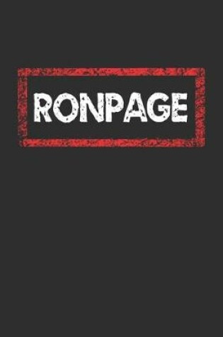 Cover of Ronpage Notebook