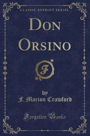 Cover of Don Orsino (Classic Reprint)
