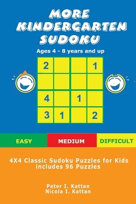Book cover for More Kindergarten Sudoku