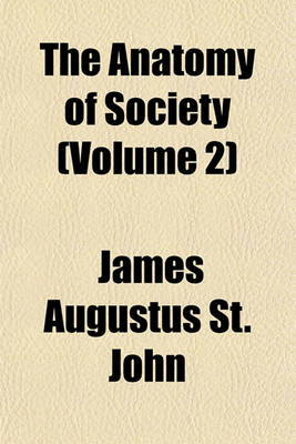 Book cover for The Anatomy of Society (Volume 2)