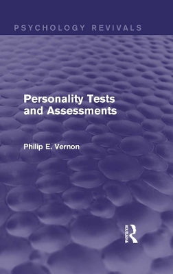 Cover of Personality Tests and Assessments (Psychology Revivals)
