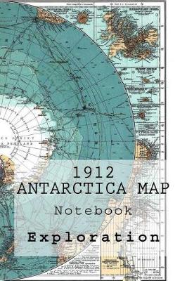 Book cover for 1912 Antarctica Map