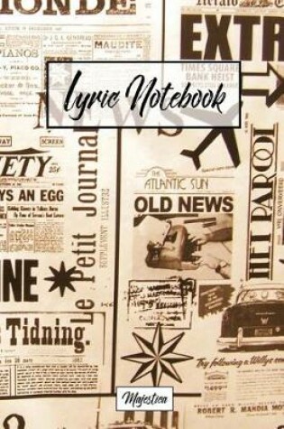 Cover of Lyric notebook