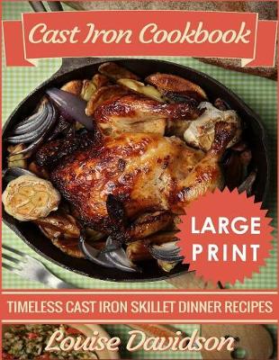 Book cover for Cast Iron Cookbook ***Large Print Edition***