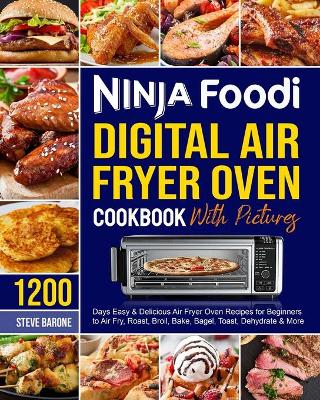 Book cover for Ninja Foodi Digital Air Fryer Oven Cookbook with Pictures