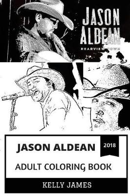 Book cover for Jason Aldean Adult Coloring Book