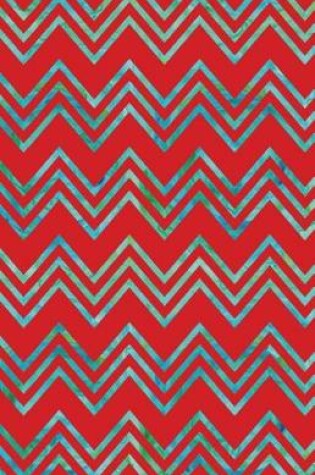 Cover of Journal Notebook Chevrons - Red