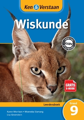 Cover of Ken & Verstaan Wiskunde Leerdersboek Graad 9 Afrikaans