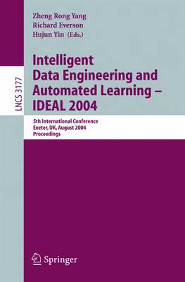 Book cover for Intelligent Data Engineering and Automated Learning--Ideal 2004