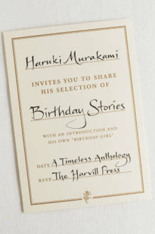 Cover of Birthday Stories
