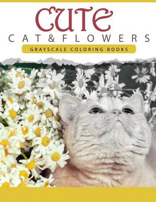 Book cover for Cute Cat and Flower