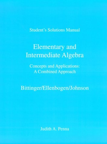 Cover of Elementary and Intermediate Algebra