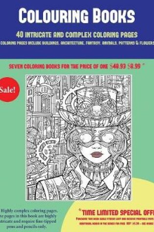 Cover of Colouring Books (40 Complex and Intricate Coloring Pages)