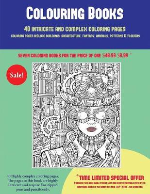 Book cover for Colouring Books (40 Complex and Intricate Coloring Pages)