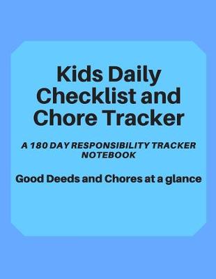 Book cover for Kids Daily Checklist and Chore Tracker