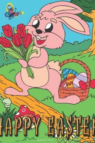 Cover of Happy Easter Coloring Book for Teens