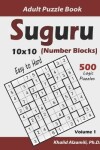 Book cover for Suguru Adult Puzzle Book (Number Blocks)