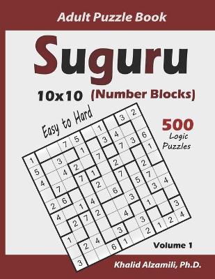 Cover of Suguru Adult Puzzle Book (Number Blocks)