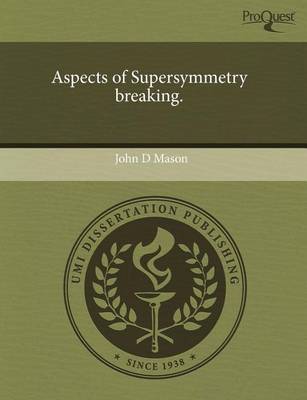 Book cover for Aspects of Supersymmetry Breaking