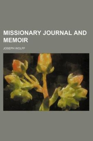 Cover of Missionary Journal and Memoir